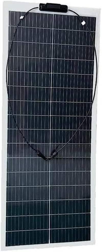 Flexibel Zonnepaneel - Draagbaar Energiepaneel - Off-grid Stroomvoorziening - Ultra-flexibel Ontwerp - 100 Watt - Zwart