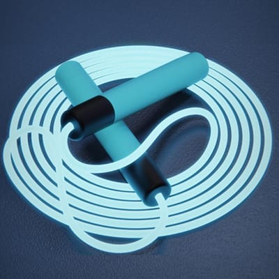 Glow-in-the-dark Springtouw Springtouw LED Springtouw voor Kinderen Volwassenen Fitness