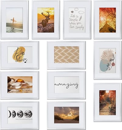 fotolijst \ Fotolijst Set - wanddecoratie / muurdecoratie 13 x 18 cm