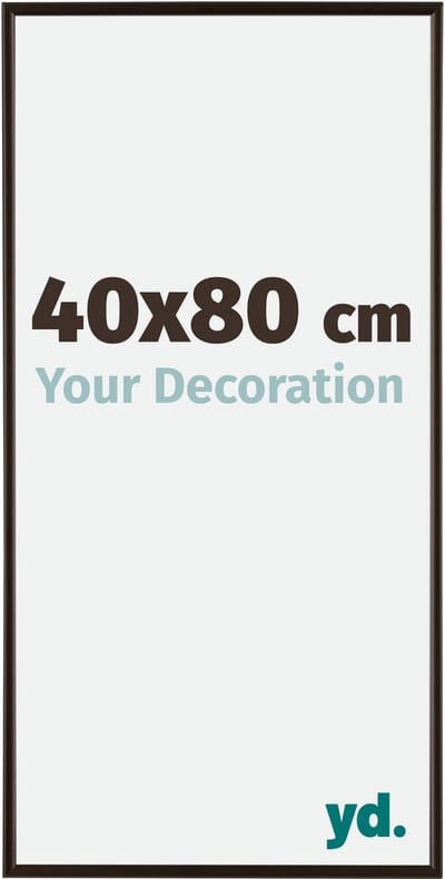 Your Decoration - Fotolijst 40x80 cm - Kunststof - Antraciet - Evry