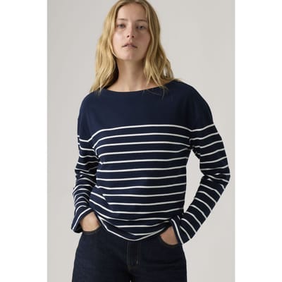 Levi's Marin Striped Top Größe: S | Longsleeves Outlet | Damen