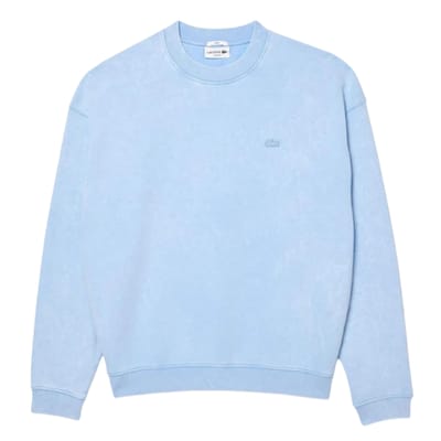 Lacoste Unisex Adult Washed Fleece Loose Fit Sweatshirt (Lichtblauw)