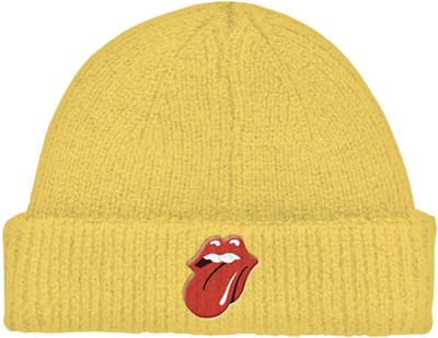 The Rolling Stones - 72 Tongue Beanie Muts - Geel
