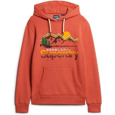 Superdry - Great Outdoors hoodie met afbeelding - Heren - Hoodies