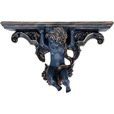 Étagère Murale Flottante Vintage Gain de Place Décorative Rustique Étagère Murale Vintage pour la Maison