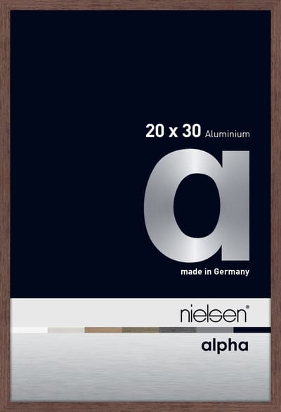 Nielsen Alpha Aluminium Fotolijst Wenge 20x30cm