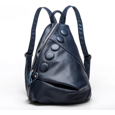 Rugzak Nieuwe Stijl Koeienhuid Litchi Patroon Rugzak Mode College Stijl Rugzak
