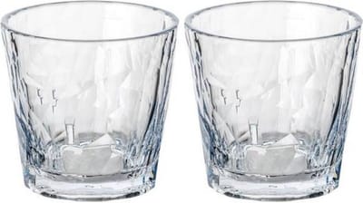 Koziol - Club No.22 - Superglas - 250ml - water glas - Set van 2