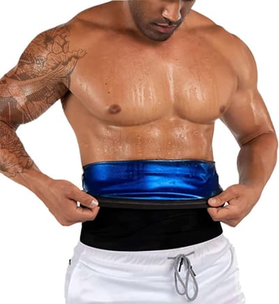 Taille Trainingsriem en Sauna Zweetgordel voor Mannen - Onderbuikvet Verbranding en Workout