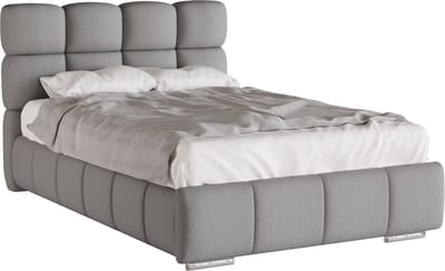 Tweepersoonsbed Bliss / Eenpersoonsbed 120 x 200 cm met opbergruimte, lattenbodem en 7zonen Multipocketmatratze CIRA (24cm)