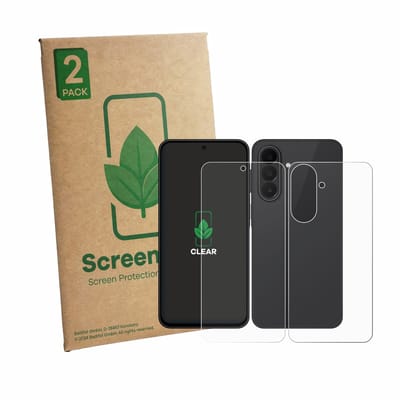 2 Stuks Screenprotector voor Samsung Galaxy A27 5G (Voor+Achter) - Hoogwaardige Beschermfolie transparant