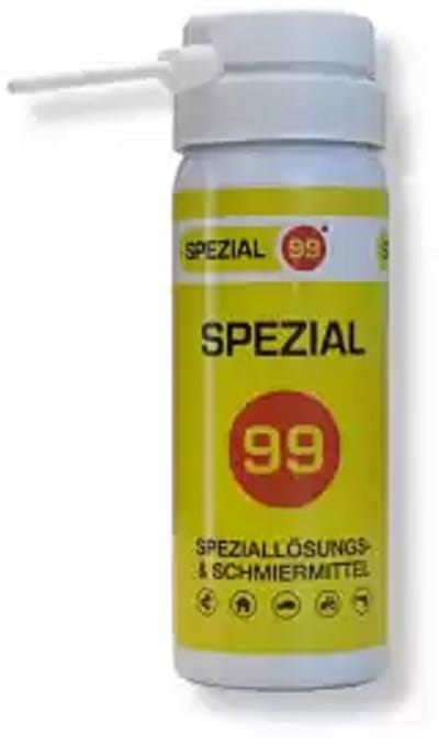 Spezial 99 50ml , is een roestbeschermingsmiddel, smeerolie, onderhouds- en reinigingsmiddel met een uitstekend kruipvermogen