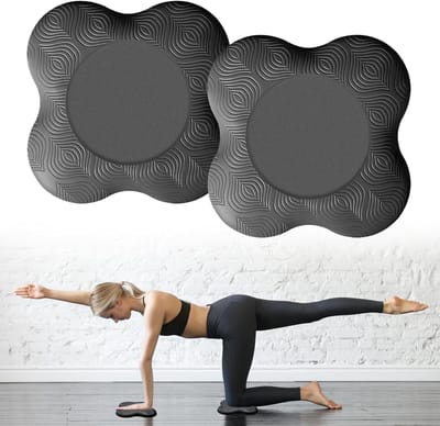 Unyqoos® Set van twee ergonomische kniekussens voor yoga, pilates en meer