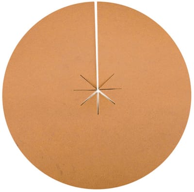 Worteldoek Schijf - Anti-Onkruid Boomring - Vilt Boommat voor Planten en Potten - Ø 30 cm - 12 Stuks- bruin