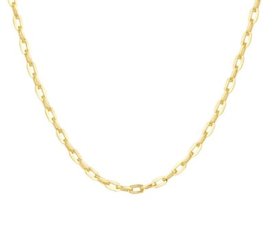 ZilGold Collier 5000229 Geelgoud Anker 3 mm 45 cm