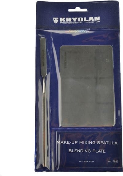 Kryolan Make-Up Mixing Spatula & Blending Plate