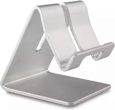 C2H - Telefoon Houder voor Bureau - iPhone Tafel Standaard - ZILVER - iPad / Samsung houder standaard - GSM Laadstation Standaard - Telefoonhouder