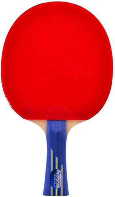 Tafeltennisbatje - Pingpongracket - Competitief Spelen - 5 hout 2 carbon - Lange steel - Zwart
