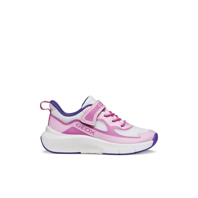GEOX PRO-RAN TIENERS Sneakers - ROZE/WIT - Maat 34