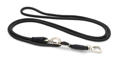 Morso Hondenriem Hands Free Soft Rope Gerecycled Zwart