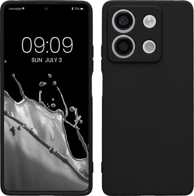 kwmobile telefoonhoesje geschikt voor Xiaomi Redmi Note 13 5G - Hoesje voor smartphone - Back cover in mat zwart