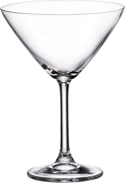 Crystalite Bohemia Colibri martini glazen 280 ml 6 stuks
