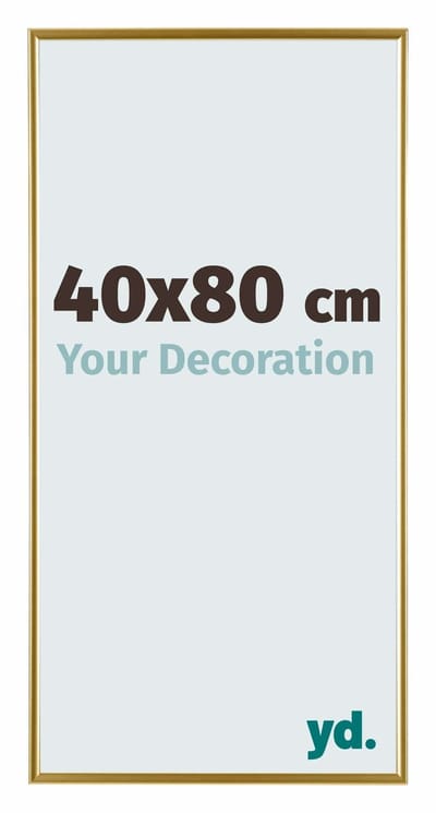 Your Decoration - Fotolijst 40x80 cm - Kunststof - Goud - Evry