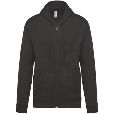Kariban Sweater met rits en capuchon K479 - Dark Grey - M