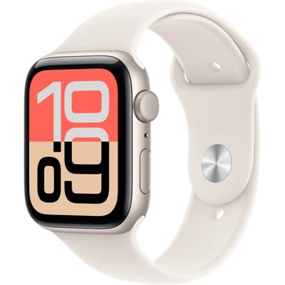 Apple Watch SE 3 - Wifi - 44mm - Starlight Aluminium Case with Starlight Sport Band - M/L