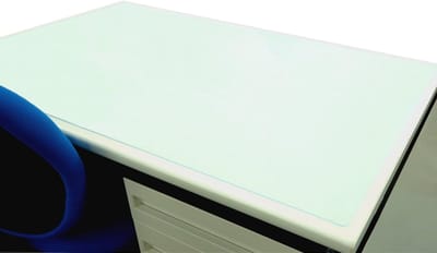 Bureau Mat - Onderlegger Bureau - Kantoor Bescherming - Soft Play Olefin Materiaal - 47x11 cm - Transparant