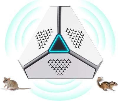 Ultrasone ongedierte verjager - Katten, muizen en ratten verjager - Op zonneenergie - Eco