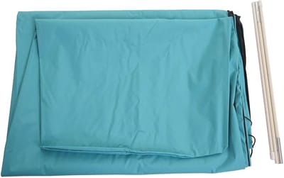 Beschermhoes MCW voor zweefparasol tot 3,5 m, afdekhoes met ritssluiting ~ turquoise
