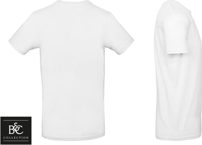 10 pack witte shirts Sol's T shirt heren T shirt dames ronde hals - Maat M