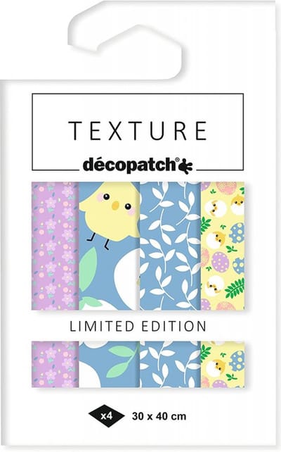 Set Texture Decopatch papier "Pasen" hotfoil Limited Edition