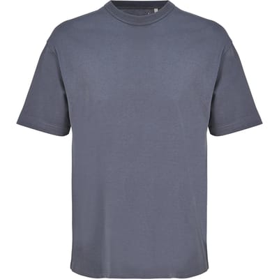 SOLS Heren Boxy Organic Oversized T-shirt (Muisgrijs)