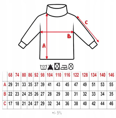 Dartomik - Warm Baby Golf - 74 - Lange Mouw - Katoen 97% Lycra 3%