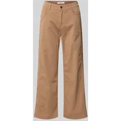 broek met rechte pijpen van katoenmix model 'MAINE S'