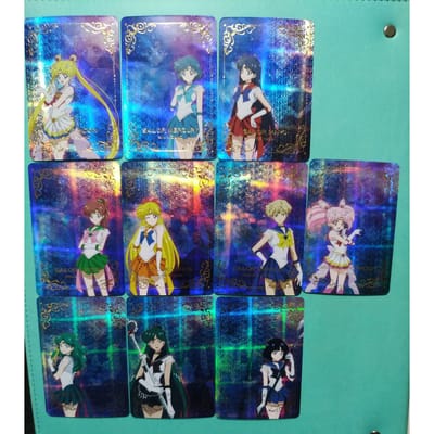 Doe-het-zelf 10 stuks/set Sailor Moon Zelfbeheersing Verzamelen Handtekening Ruil Flashcard Anime Cartoon Kerstmis Perfect Cadeau
