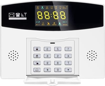 Huisalarmsysteem, GSM Home Security Alarmsysteem Smart Home Alarmsysteem Bewegingssensor(Panel with adapter)