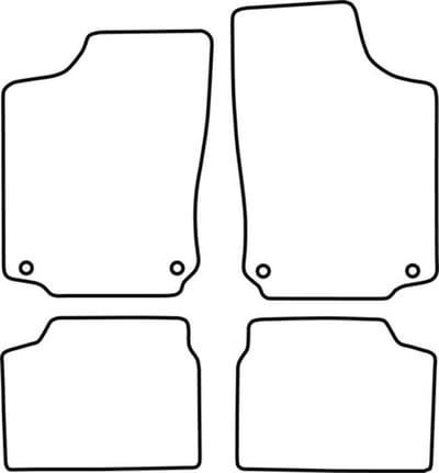 Automatten | Mattenset Opel Corsa - C modellen - 2000 - 2006
