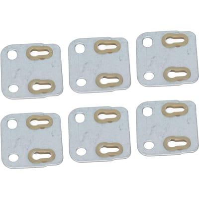 10 stuks Klepstoter Stanggeleiderplaat IJzeren Plastic Geleiderplaten voor 154F Dieselmotor gray