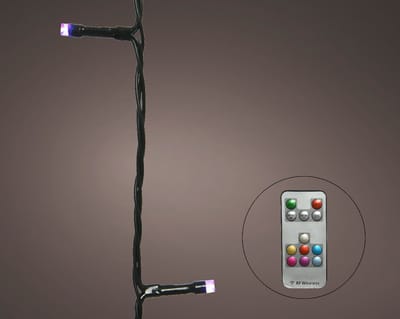 Slimme kerstboomverlichting LED met afstandbediening RGB-W - 19,9m - 200 lampjes