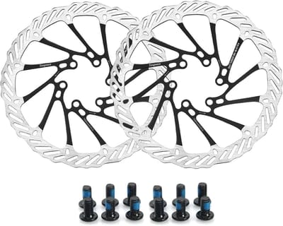 Fietsremschijven 140/160/180/203 mm met 12 schroeven - Hoogwaardige roestvrijstalen remschijven voor fiets