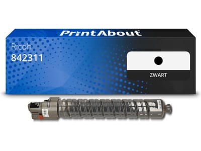 PrintAbout huismerk Toner 842311 Zwart Extra hoge capaciteit Geschikt voor Ricoh