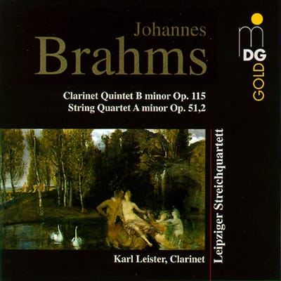 Leipziger Streichquartett - Brahms: Clarinet Quintet B Minor Op. 115 | String Quartet A Minor Op. 51,2 (CD)