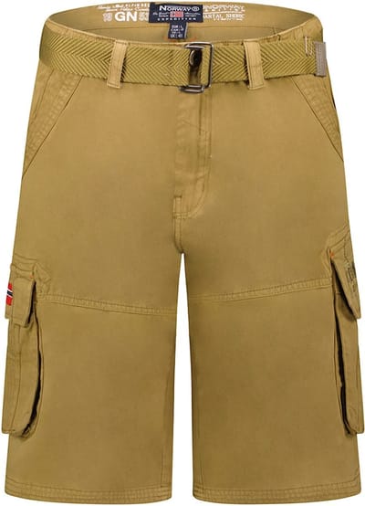 Heren Korte Broek Zakken Geographical Norway Pionec Mastic - 3XL