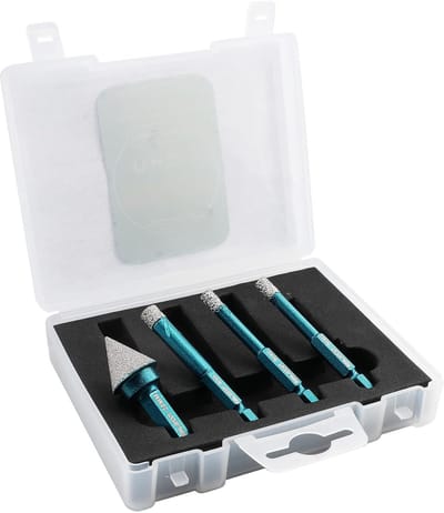 Diamanten Tegelboor Set met Zeskantige Schacht voor Porselein en Graniet