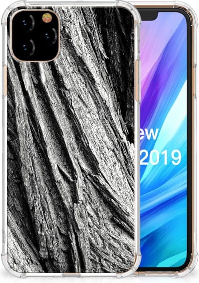 Stevig Telefoonhoesje Apple iPhone 11 Pro Max Boomschors Grijs