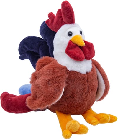 Cute since 1999 - Knuffel haan - Rode haan speelgoed- Baby knuffel - 27cm