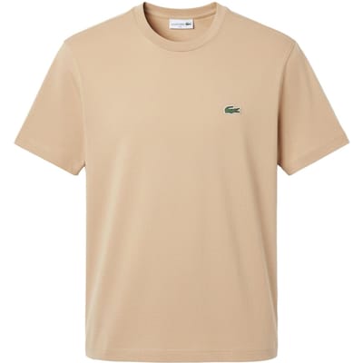 Lacoste Heren Interlock Slim T-Shirt (Beige)